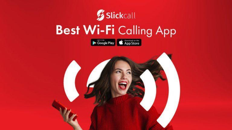 A girl is enjoying the best wifi calling app in the world