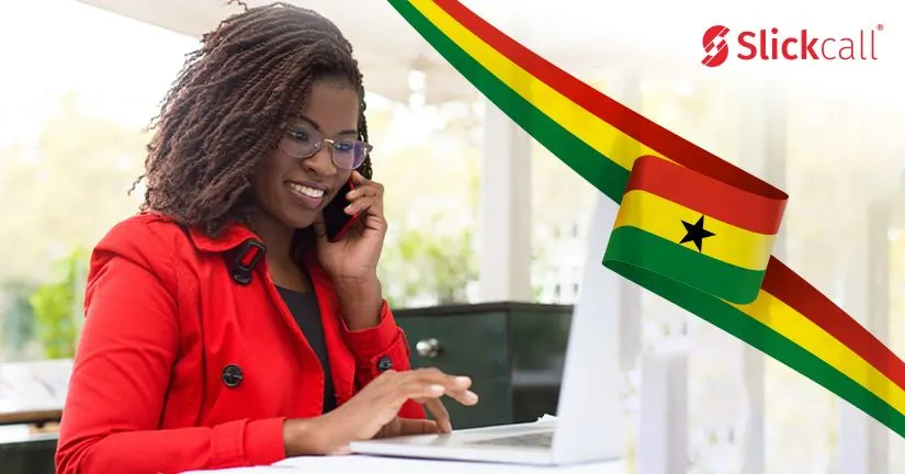 calling Ghana from UK