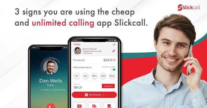 cheap and unlimited calling app Slickcall