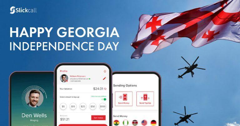 Celebrate Georgia Independence Day with cheap calling plans of Slickcall
