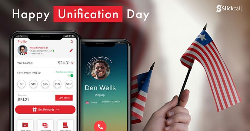 Uniting Communities: Slickcall App on National Unification Day.