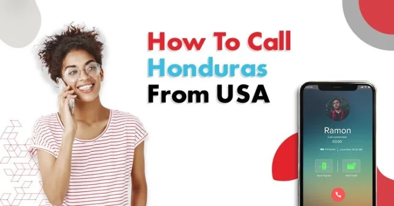 A girl dialing to Honduras after learning how to call Honduras from the USA