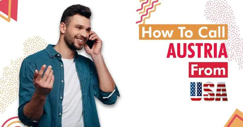 A person is happily calling after learning how to call Austria from US