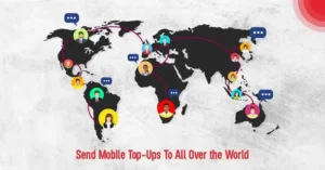 people connecting all over the world through Slickcall's mobile top-up service